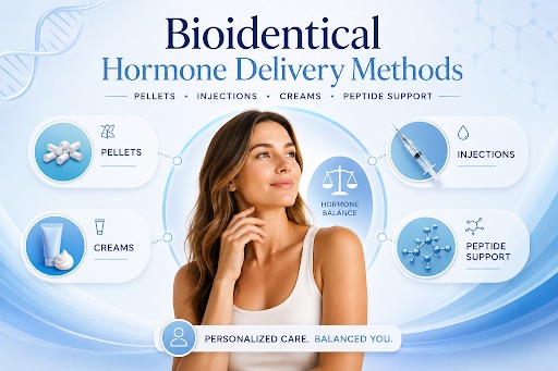 Bioidentical Hormone Delivery Methods Compared: Pellets, Injections, Creams, and Peptide Synergies